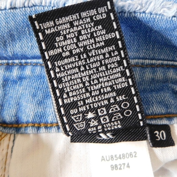 7 For All Mankind Light Blue High Rise Jeans - Picture 15 of 16